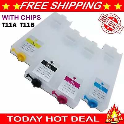 NEW Refill Empty Ink Cartridge T11A T11B For EPSON WF-C5390/5890/5810 With Chip • $327.74