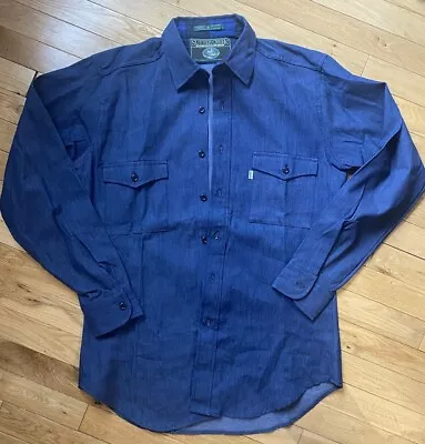 LEVI’S Vintage 80s Sutter Creek Denim Chambray Shirt Medium EUC • $7.99
