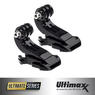 ULTIMAXX Vertical Surface J-Hook Buckle 2 Pack For GoPro HERO9 8 7 6 5 4 3 3+ • $12.95