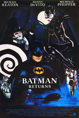 UNFRAMED Batman Returns Movie Poster Prints Canvas Print Decor B • $16.99