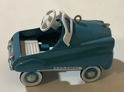 Vintage 1994 Hallmark Kiddie Cars Murray Champion Ornament -Light Blue Cute Fun • $11.97