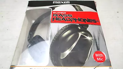 Maxell Bass Headphones With Microphone See Pictures For Details • $14.15