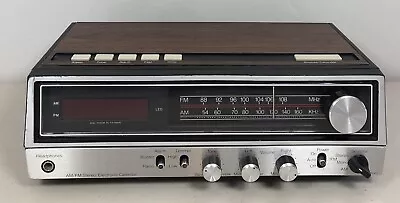 JCPenney 680-3816-13 Wood Grain AM/FM Alarm Clock Radio Stereo Tested Working • $32.98