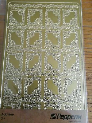 £1.99 • Buy Gold Corners Card Making Peel Offs Scrapbooking