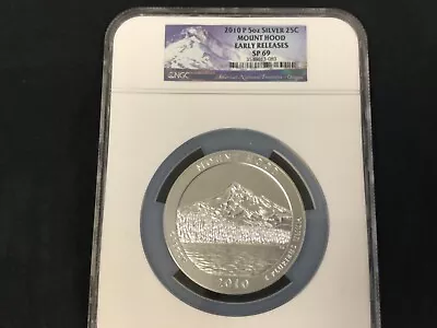 2010-P 25C ATB Mount Hood NP5 Oz .999 *SILVER*  - NGC SP 69!!! Early Release! • $219.99