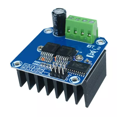 Double BTS7960B DC 43A Stepper Motor Driver H-Bridge PWM For Arduino Smart Car • $5.37