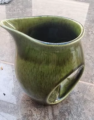 Vintage Green Ceramic Milk Jug - Holkham Pottery - England  • £9.99