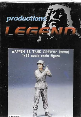 Legend Waffen SS Tank Crew #2 German Combat Figure 1/35 Resin WW II Soldier 0005 • $13.82