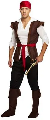Mens Pirate Fancy Dress Costume X-Large • £14.99