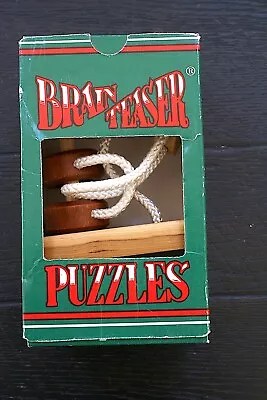 Vintage Brain Teaser (N0 BRAINER) Puzzle Made In USA By Channel Craft (Preowned) • $2.99