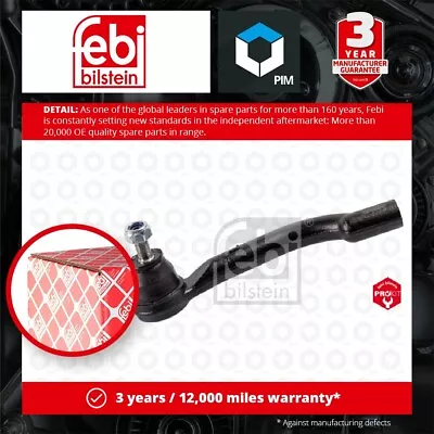 Tie / Track Rod End Fits NISSAN QASHQAI J10 1.6D Left 11 To 13 R9M Joint Febi • $25.98