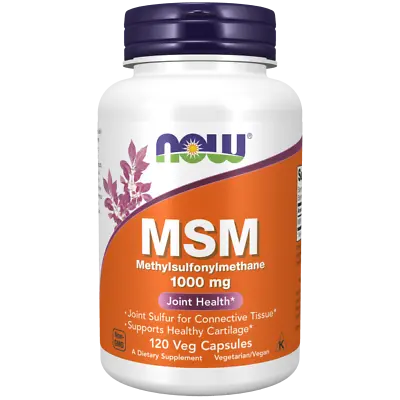 NOW Foods MSM 1000 Mg - Anti-Inflammatory Joint & Immune Support - PICK SIZE • $13.99