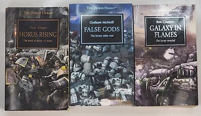 Horus Heresy Rising False Gods Galaxy In Flames Warhammer 40k Book 1-3 Paperback • $24.95