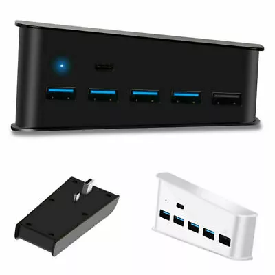 $20.89 • Buy High Speed Splitter 5-Ports Extend USB Hub Adapters For Sony PS5 PS4 Pro Console