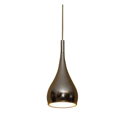 AZZARDO Lighting Spell Ceiling Pendant Drop Light In Chrome • £7.99