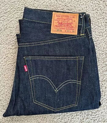 🇺🇸LVC NWOT Levis Vintage Clothing Big E 501XX 1947 Raw Selvedge 31X36 USA • $293