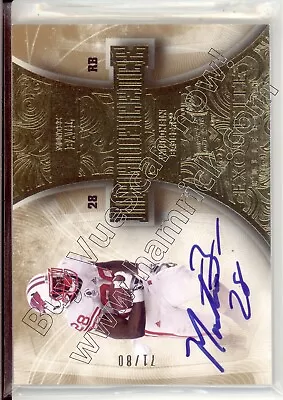 Montee Ball Rc Rookie Draft Auto Autograph Wisconsin Badgers College #/80 2013 • $14.99