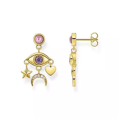 Genuine THOMAS SABO Cosmic Earrings With Stylised Eye • $349