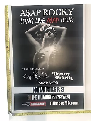 A$ap Rocky School Boy Q Limited Edition Event Fillmore Miami Beach  Poster • £19.29