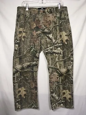 Mossy Oak Men's 36x26 Pants Camouflage Breakup Infinity Hunting Outdoor Camo • $15.19