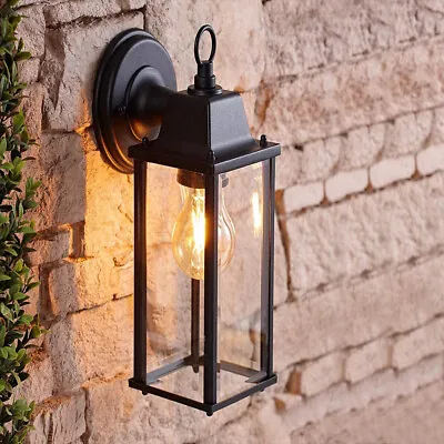 Outdoor Wall Light Traditional Garden Lantern Patio Outside Lighting Porch Lamp • £19.95