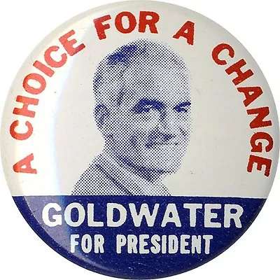 1964 Barry Goldwater CHOICE FOR A CHANGE Campaign Button (4921) • $3.96