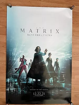 Matrix Resurrections 2021 Authentic Double Sided  27 X 40 Movie Theatre Poster • $19.99