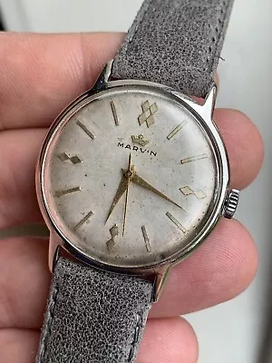 1950s Vintage Marvin Mens Watch Cal. 560 33mm • £115