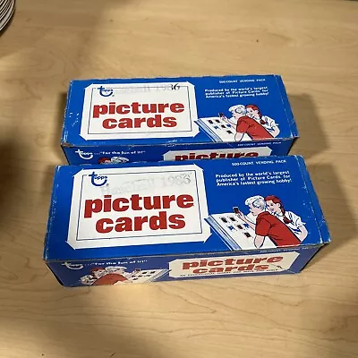 2x 1986 Topps Baseball Picture Cards 500 Count Vending Box From A Case 1000 Card • $41