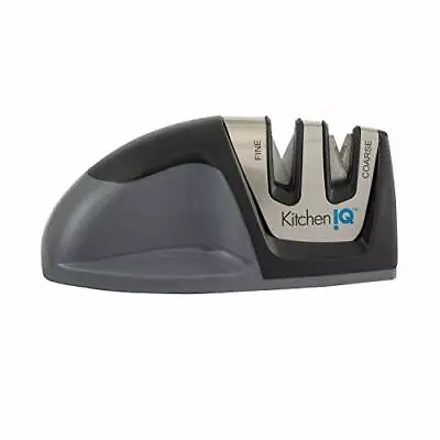 $15.28 • Buy V-Grip Edge Blades 2 Stage Sharpener Machine Knives , Black, Top Quality