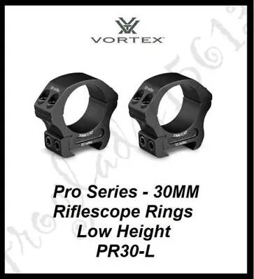 VORTEX OPTICS Pro Series 30MM Riflescope Rings  - Low Height - PR30-L • $79