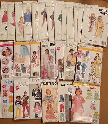 Sewing Patterns Lot Of 26 McCalls Kwik Sew Simplicity New Look Butterrick • $35