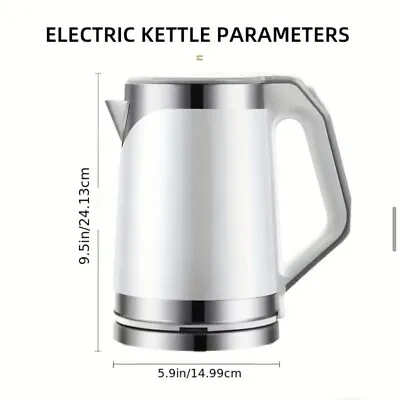 2L Stainless Steel Electric Kettle Modern Durable Auto Power Off Electric Water • $29.99