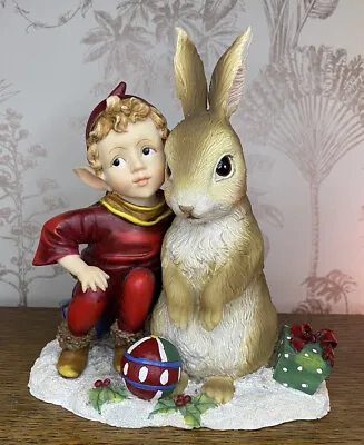 Rare Collectable Margaret Tarrant Childrens Christmas Elf & Bunny Money Box • $41.66