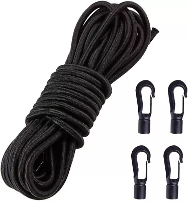 GEUNTECH 1/4  Elastic Bungee Shock Cord - Kayak Stretch String Rope With Bung... • $15.55