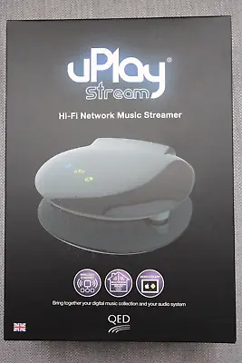QED UPlay Stream H-Fi Network Music Streamer Player New Sealed Ref *00415 • £19.99