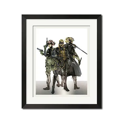 $49.99 • Buy 17x22 Print - Yoji Shinkawa X Metal Gear Solid Snake Meryl Raiden Poster 0231