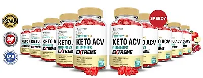 Speedy Keto Extreme ACV Gummies 2000MG Apple Cider Vinegar 600 Gummys • $199.90