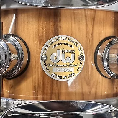 DW Collectors Series 5x14 Exotic Wood Snare Drum 2006 • $525