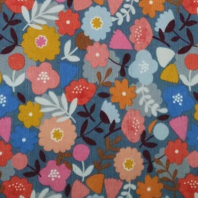 Dashwood Studio Corduroy 21 Wale Needlecord Fabric Multicoloured - Per Metre • £18.88