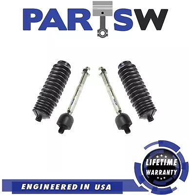 4 Pc Inner Tie Rod End Bellow Boots Steering Kit For Volvo 850 C70 S70 V70 • $21.98