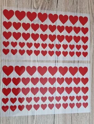 Love Heart Vinyl Decal Stickers X 104 Various Size. Arts And Craft Ect. • £2.99