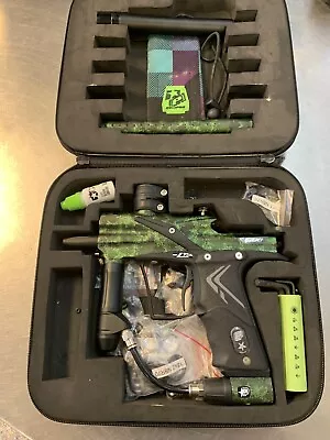 Used Planet Eclipse ETEK 4 LT Paintball Marker Gun Black/green W/ Case • $99.99