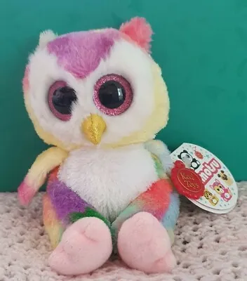 Keel Toys Animotsu Hooty The Owl Multicoloured Soft Toy BNWT • £6