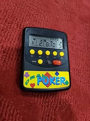 Vintage RadioShack DRAW POKER Video Game Handheld 60-2653 • $11.87