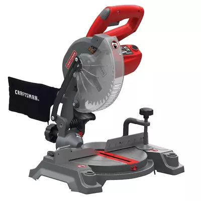 CRAFTSMAN 7-1/4-in 9-Amp Single Bevel Compound Portable Corded Miter Saw Tool • $136.58