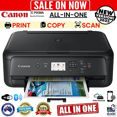 Canon PIXMA Wireless All-in-One WIFI Printer Scanner Bluetooth Inkjet Home • $123.95