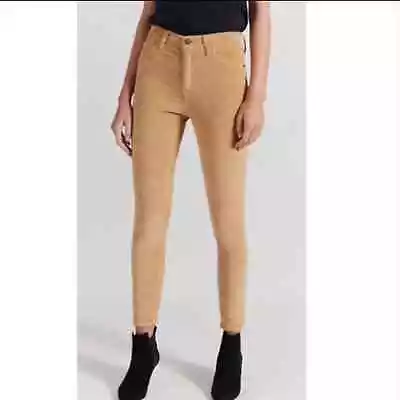 Current/Elliott | High-Waist Stiletto Tan Corduroy Pants Size 29(8) • $50