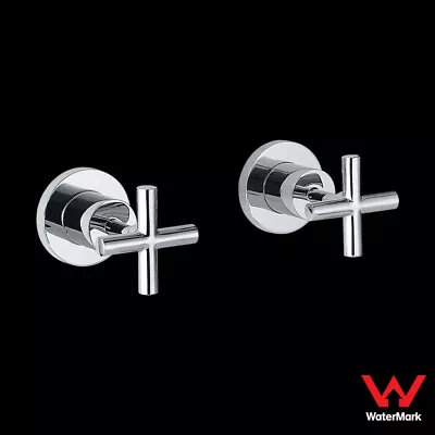 Tigris Wall Top Assemblies Tap Set Shower Bath Sink Brass Chrome Full Turn • $49.59