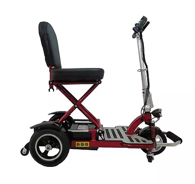 RED Enhance Mobility Triaxe Cruze Foldable Portable Electric Travel Scooter • $2435